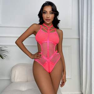Lingerie <span class=keywords><strong>transparente</strong></span> sexy pour femmes, collants érotiques, bretelles, <span class=keywords><strong>sous</strong></span>-vêtements séduisants avec découpes, vêtements de bondage érotiques - Product Image 4