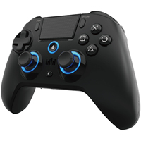 Manette de jeu sans fil Honcam BT avec joystick à effet Hall, déclencheur, pavé tactile, double vibration et capteur de mouvement pour Playstation 4 PS4