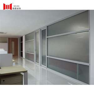 Marco <span class=keywords><strong>de</strong></span> aluminio <span class=keywords><strong>de</strong></span> <span class=keywords><strong>vidrio</strong></span> templado esmerilado, marco <span class=keywords><strong>de</strong></span> almacenamiento <span class=keywords><strong>de</strong></span> oficina desmontable fijo, diseño <span class=keywords><strong>de</strong></span> pantalla <span class=keywords><strong>de</strong></span> pared divisoria, el más barato - Product Image 1