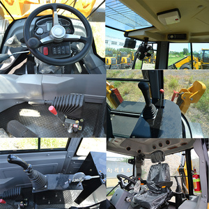 Goedkoopste grondverzetmachines, minitractor, sleepbare 4x4 landbouwtractor met graafmachine/graafbak te koop - Product Image 4