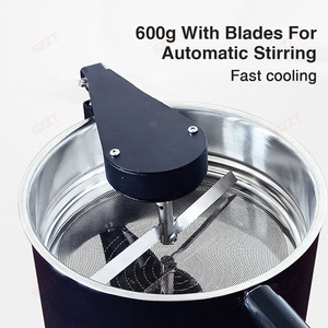 Kit pendingin biji kopi elektrik berputar otomatis, baki pendingin biji kopi <span class=keywords><strong>2</strong></span> lapisan 600g 110v 220v - Product Image 3