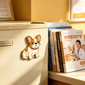 Aimants de réfrigérateur en métal au design personnalisé, animaux mignons, émail doux, aimants de réfrigérateur 3D, cadeaux souvenirs personnalisés - Product Image 3