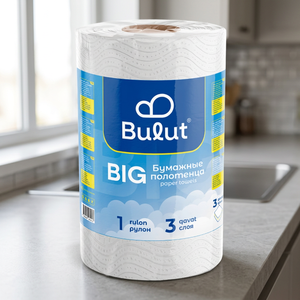 กระดาษเช็ดปากแบบม้วน Bulut MAXI 301 3 ชั้น เนื้อนุ่ม ซึมซับดี ใช้ในบ้าน งานแต่งงาน ผลิตในอุซเบกิสถาน 1x12 ชิ้น - Product Image 3
