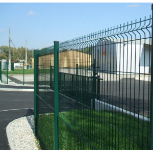 Pannello per Recinzione Modulare Verde Medio 200 X 122 cm e Cancello in Rete Metallica Elettrosaldata Set Recinzione e Cancello Verde - Product Image 1