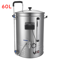 Équipement de brassage domestique en acier inoxydable 60L tout en une microbrasserie/304