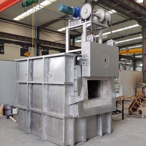 Molde de lingote Gas combustible 300KG 500KG 1000KG 2000KG chatarra de aluminio UBC lata fundición Gas horno de fusión crisol olla - Product Image 2