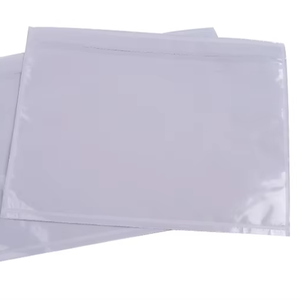 Thời gian giao hàng ngắn 250 (mở) * 205mm không thấm nước tự dính rõ ràng CPE tài liệu gửi thư Túi Danh sách đóng gói kèm theo cho vận chuyển - Product Image 1