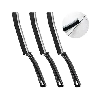 Crevice Gap Cleaning Brush Tool, 6pcs Hand-held Groove Gap Cleaning Tools,  2 in 1 Dustpan Cleaning Brushes, Shutter Door Window Track Kitchen Cleaning  Brushes Kit 