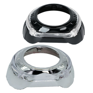 Lentes LED Redondas de 3.0 Pulgadas, Material de PC, Patrón Óptico Asimétrico, Estructura Cóncava Convexa, Alta Transmitancia, Copas para Lámparas - Product Image 1