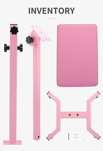 Reposabrazos Profesional para Tatuajes, Ajustable en Altura y Ángulo, Cómodo, Color Rosa, Fácil <span class=keywords><strong>de</strong></span> Usar, para Estudio - Product Image 6