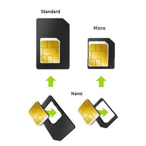 Adaptador de Nano Sim, Micro Sim y Sim Estándar, Color Negro, para Accesorios de Teléfono Móvil - Product Image 3