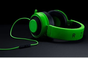 Auricolare Esport originale Ra <span class=keywords><strong>Zer</strong></span> Kraken Pro V2 cablato microfono Surround Sound Xbox PS4 Gamer auricolare citofono telefono cellulare AAC - Product Image 5