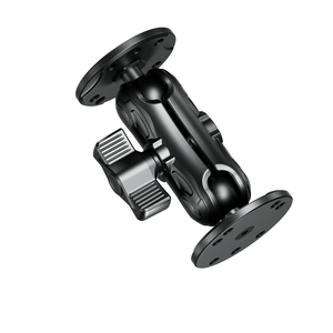 Soporte de Aluminio para Sonda de Pesca de 3.5 Pulgadas, Doble Enchufe, con Orificio AMPS, Placas Redondas para Lowrance, <span class=keywords><strong>Humminbird</strong></span>, Raymarine - Product Image 2