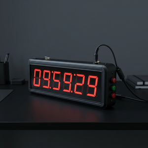 ATC-HHMMSS-S Modern Plastic Digital LED Wall <b>Clock</b> <b>Battery</b> Operated High Precision Large Screen 2-Year Warranty ATPRO VIETNAM - Product Image 3