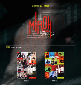 อัลบั้มมินิชุดที่ 4 ของวง Stray Kids รุ่น CLE 1 MIROH ฉบับมาตรฐาน พร้อมซีดีเพลง Kpop ของแท้ ปิดผนึก โฟโต้บุ๊ค 3 ชิ้น และโฟโต้การ์ด QR 3 ใบ - Product Image 1