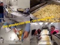 Kls Volautomatische Machine Voor Het Maken Van Chips Omvat Het Wassen En Schillen Van Hoogwaardige Voedselverwerkingslijn