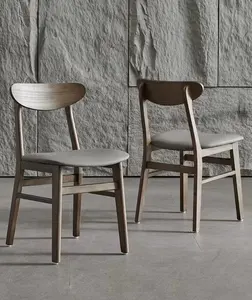 阿里巴巴节省空间餐桌椅木质印尼越南餐椅中国制造