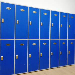 2 cửa ra vào mỗi cột 3 đến 5 cột một đơn vị với quần áo Rod và kệ Divider PVC & ABS nhựa Locker cho phòng tập thể dục - Product Image 1