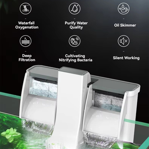 SUNSUN XBA Vierkante Plastic Hangende Aquariumfilter 5W 500L/u Hoge Kwaliteit Wandmontage Visbak Stille Watercirculatie 3-in-1 - Product Image 1