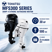 Moteur hors-bord TOHATSU série MFS30D 30 CV 4 temps EFI refroidi par eau avec arbre long ou court et démarrage électrique