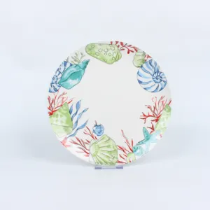 Wholesale Restaurant Ceramic Plates Ocean Park Series Pattern Porcelain Dinner Plates