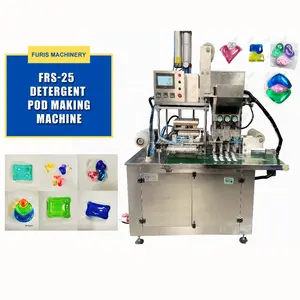 PVA water soluble film liquid wash powder laundry detergent pod making machine washing block pva film packing machine