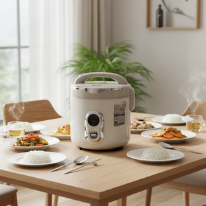 Olla <span class=keywords><strong>Arrocera</strong></span> Eléctrica Automática de Alta Calidad de Fábrica, 1.8L, Vaporera Antiadherente, Carcasa de Plástico, para Uso Doméstico y Hotelero, con Taza Medidora - Product Image 2