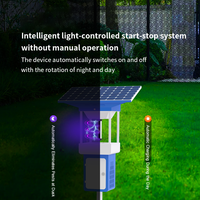Lampe anti-insectes solaire silencieuse à haute puissance UV, piège à insectes par aspiration, compatible IoT pour intérieur/extérieur, sans produits chimiques