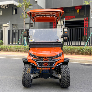 Kereta golf bertenaga gas <span class=keywords><strong>4</strong></span> tempat duduk, aksesori suku cadang Keranjang golf bertenaga surya - Product Image 3