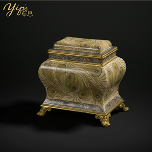 Yips LD-1203-0488 stile classico antico soggiorno scatola decorativa dipinta a <span class=keywords><strong>mano</strong></span> motivo floreale <span class=keywords><strong>in</strong></span> legno - Product Image 2