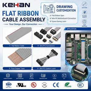 Rakitan Kabel Pita Datar Khusus untuk Koneksi Internal Motherboard pada Mini PC Wire Harness - Product Image 1