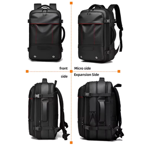 Sac à dos de voyage extensible et étanche pour homme, antivol, grande capacité, avec serrure à code, approuvé pour l'<span class=keywords><strong>avion</strong></span>, sac à dos sous vide - Product Image 4