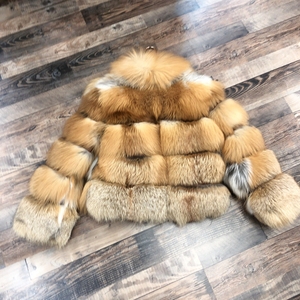 Nueva tendencia, traje de solapa, estilo personalizado, manga larga, piel completa para mujer, piel de zorro esponjosa Real de la mejor calidad - Product Image 4