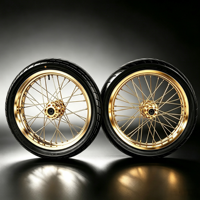 Jantes en alliage haute résistance 7116-T6 à rayons droits, roues Supermoto pour accessoires de vélo électrique Surron Light Bee X LBX