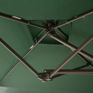 2024 persegi lipat tahan air tahan angin penopang luar ruangan pisang payung pelindung matahari dilapisi perak payung Taman - Product Image 6