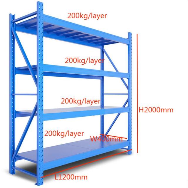 Factory Metal Stacking Rack Industrial Warehouse Storage Racking Shelves for System