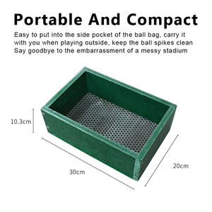 Caddy en T cassé de golf-Cadre en plastique recyclé avec fond en maille d'acier Support de boîte en T écologique pour terrain de golf - Product Image 5