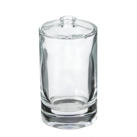 Flacon pulvérisateur de parfum en verre vide, cylindrique, dégradé bleu, 20ml, 30ml, 50ml, 100ml, avec pompe personnalisée, coloré, de luxe, avec boîte d'emballage