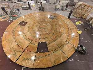 אריחי שיש דמויי קשת בענן על בסיס קוורץ, לוחות גדולים, עמידים בפני שריטות/בלאי/לחץ, לשימוש פנים/חוץ, אדריכלות וילות וחדרי אמבטיה - Product Image 5