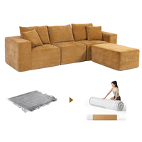 VANBOW Modernes Sofa Multifunktionales Komprimiertes Sofa für Wohnzimmer oder Hotel Stoffmaterial Großhandel