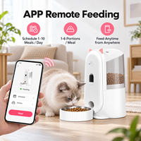 Distributeur automatique de nourriture pour chats et chiens 4L, 3-12mm, avec caméra de détection de nourriture et de confiture, 1-10 repas par jour, certifié CE FCC RoHS, OEM ODM