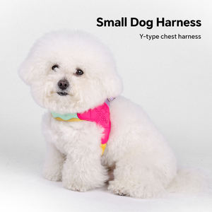 Arnés de Pecho para Cachorros en Forma de Y, Sin Tirones, Ligero, Colorido, Arnés para Perros Pequeños, Chaleco para Cachorros con Forma de Silla de Montar a Prueba de Escape - Product Image 2