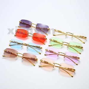 サングラスサングラス<span class=keywords><strong>rimless</strong></span>デザイナープロモーション人気ファッションメタル男性女性