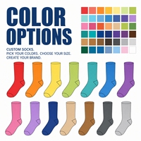 Chaussettes mi-mollet personnalisées en coton, polyester et élasthanne avec logo tricoté, idéales pour le sport, les loisirs et le quotidien
