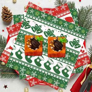 Papel Encerado Antigrasa para Envolver Alimentos, Hamburguesas, Papas Fritas, Sándwiches de Pollo, Pizza, Azúcar, Navidad - Product Image 4