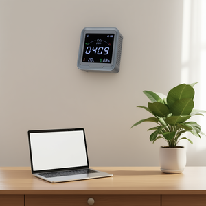 Moniteur de dioxyde de carbone avec capteur NDIR, affichage LCD, température et humidité, pour la maison, le bureau, la voiture, utilisation en extérieur - Product Image 2