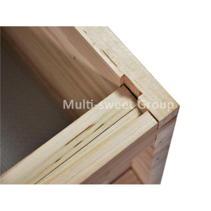 Pinus Boîte <span class=keywords><strong>de</strong></span> ruche nationale en bois Royaume-Uni Ruche d'abeille nationale britannique en bois <span class=keywords><strong>de</strong></span> <span class=keywords><strong>cèdre</strong></span> rouge - Product Image 6