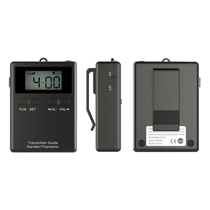 Guide touristique sans fil/Clip arrière UHF haute définition Qualité sonore Réduction intelligente du bruit Microphone gratuit pour l'entraînement des chevaux - Product Image 1