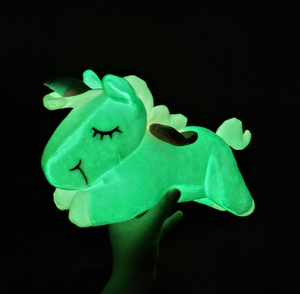 Peluche 100% en Polyester de 60 cm, jouet Super doux, motif licorne, animal en peluche, brillent dans la nuit - Product Image 2