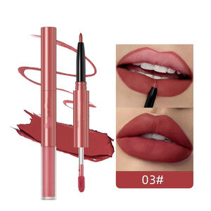 Oferta Especial: Lápiz Labial Líquido Mate de Doble Punta, de Alta Calidad, Resistente al Agua, Larga Duración, Pigmentado, Aterciopelado, Sedoso, Hidratante y Voluminizador 2 en 1 - Product Image 5